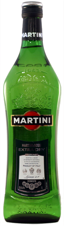 Martini & Rossi - Martini Extra Dry Vermouth (330x760), Png Download