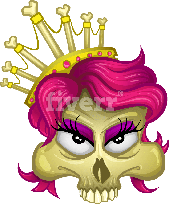 Skull (718x866), Png Download