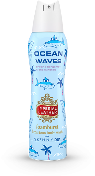 Foamburst X Skinnydip Ocean Waves - Imperial Leather Foamburst Ocean Waves (400x600), Png Download