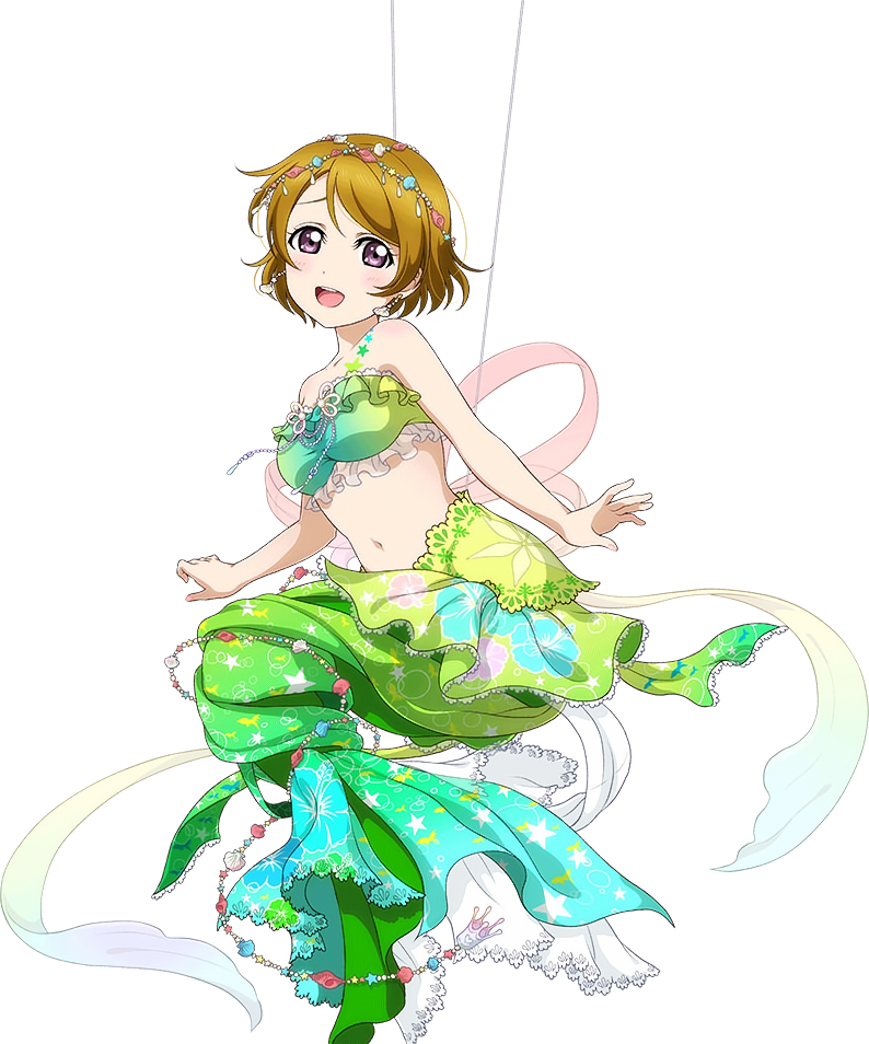 Koizumi Hanayo - Love Live Hanayo Mermaid (794x954), Png Download