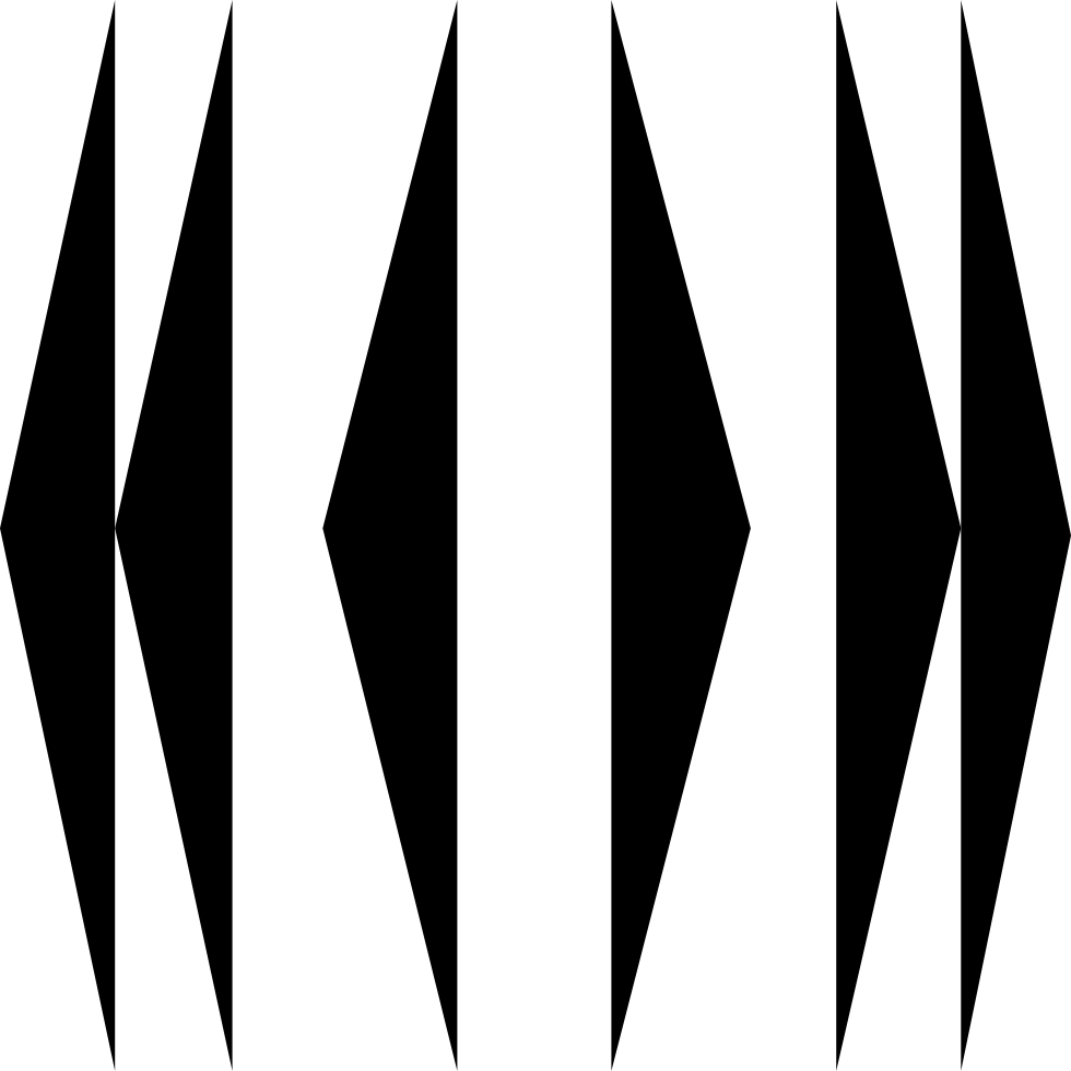 Black Arrow - - Triangle (980x980), Png Download