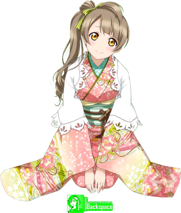 #210 Minami Kotori Sr - Love Live Card Png (774x1032), Png Download