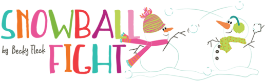 Snowball Fight Logo-02 - Graphic Design (600x249), Png Download