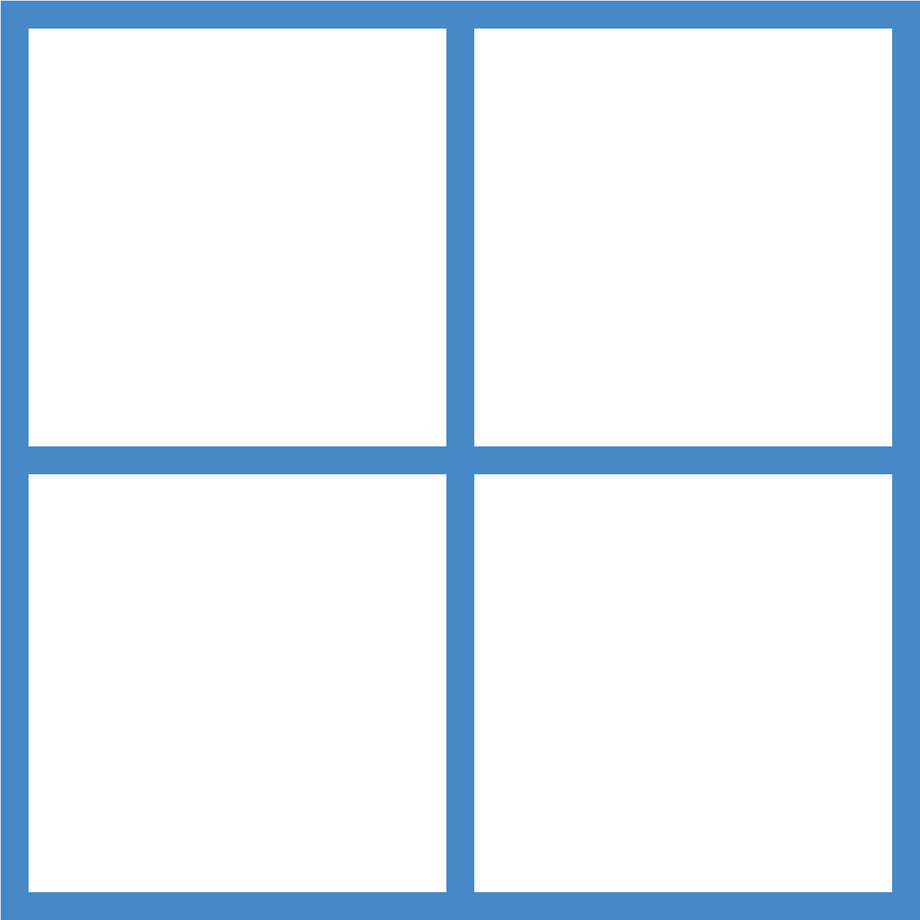 Grid 2 Icon - Icon (1600x1600), Png Download