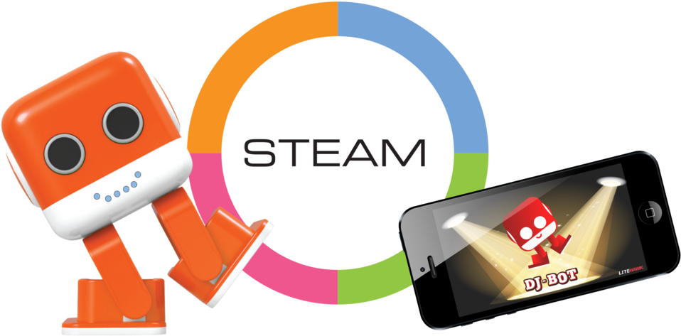 Steam Logo - Litehawk Dj-bot (1000x563), Png Download