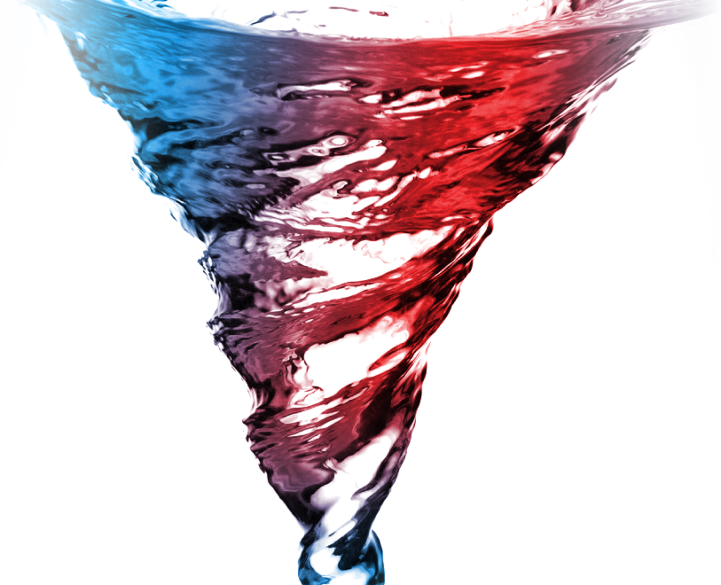 Water Tornado Png - Experimento Remolino De Agua En Una Botella (813x660), Png Download