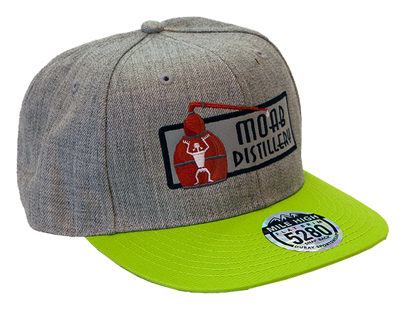 Mile High Moab Distillery Hat, Lime Green Brim $29 - Baseball Cap (600x463), Png Download