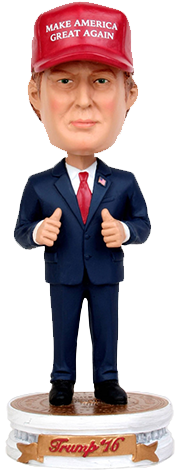 Collectors Edition Donald Trump "make America Great - Donald Trump Limited Edition Bobblehead - Make America (500x500), Png Download