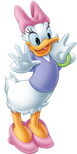 Mickey 3d Png >> Daisy Duck Clipart - بطوطة ديزني (266x528), Png Download