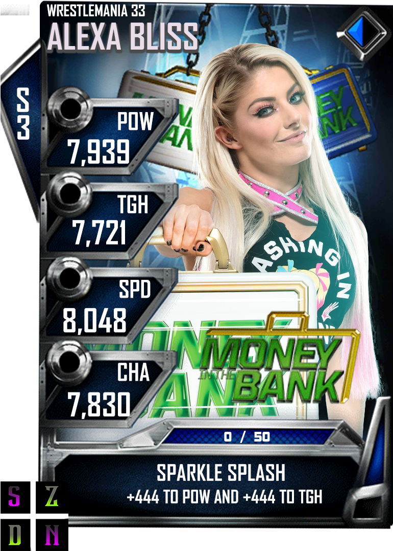 9 Aug - Alexa Bliss Wwe Supercard (776x1158), Png Download