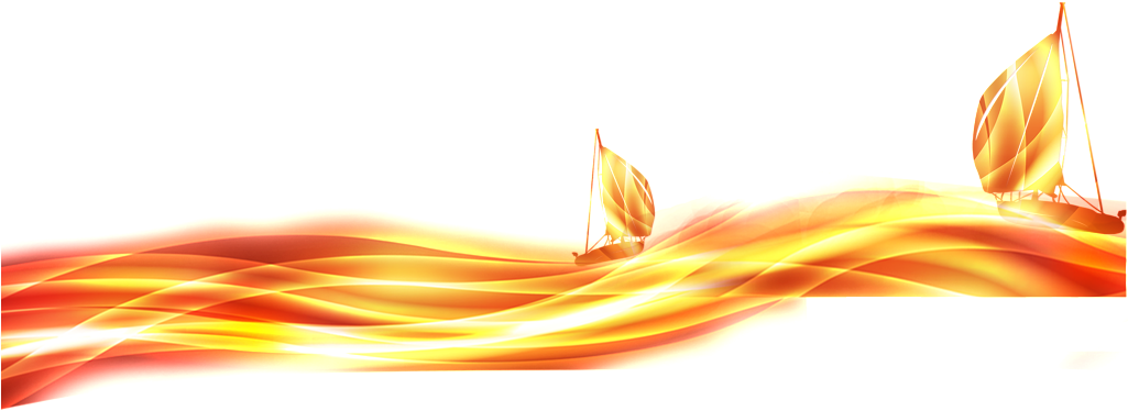 Golden Glare Smooth Sailing Decoration Vector - Portable Network Graphics (1024x475), Png Download