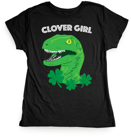 Clover Girl Womens T-shirt - Shirt (484x484), Png Download