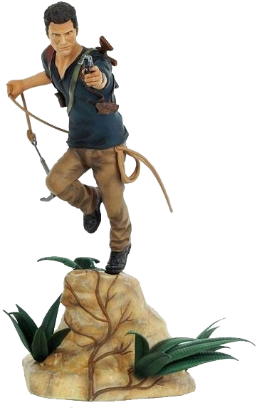 Uncharted 4 A Thief's End Pvc Statue Nathan Drake 30 - Uncharted 4 Nathan Drake Statue (600x600), Png Download