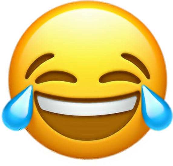 Ios 10 Crying Laughing Emoji (572x548), Png Download