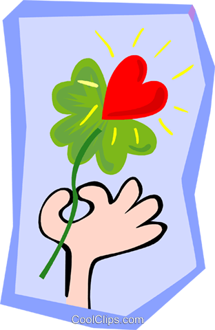 Love, Four-leaf Clover Royalty Free Vector Clip Art - Illustration (312x480), Png Download