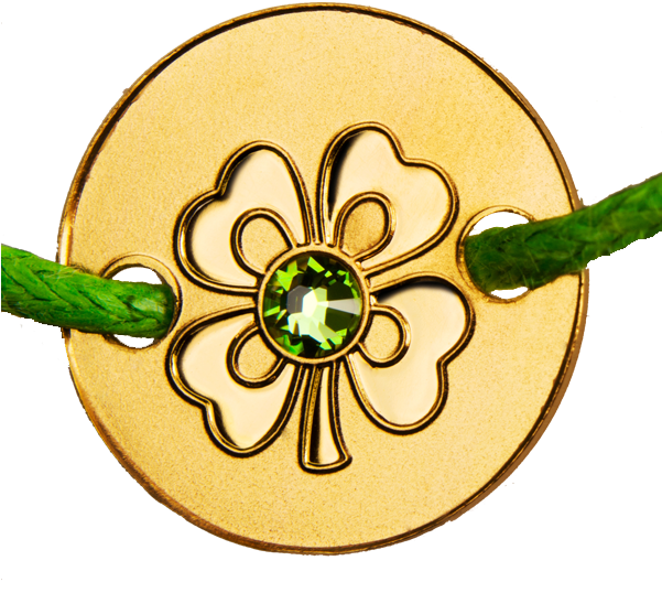 Four Leaf Clover ~ Niue Island 2016 ~ $5 1gram Gold - Motif (600x600), Png Download