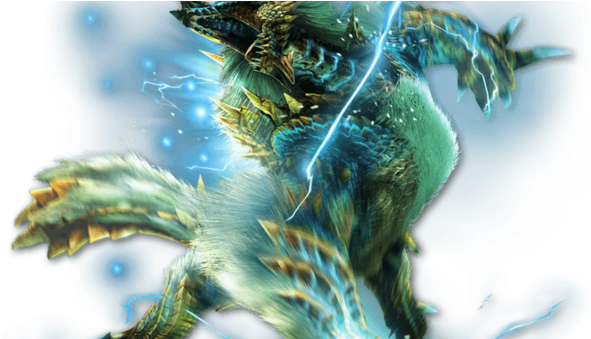 Capcom - Monster Hunter Zinogre (600x338), Png Download