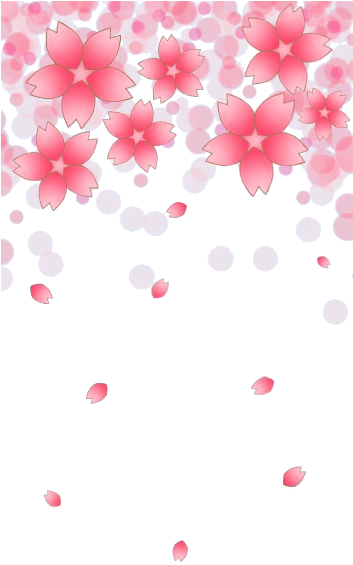 Cherry Blossom Petals Falling Png (700x1243), Png Download