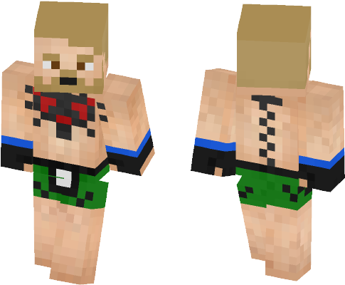 Ufc Conor Mcgregor - Minecraft (584x497), Png Download