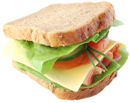 Sandwich (445x355), Png Download