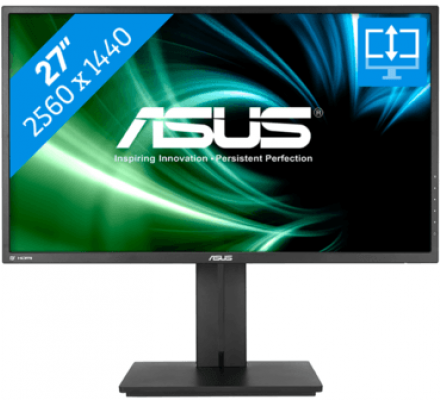 Asus 27" Pb277q Gaming Monitor 2k , 1ms , Up To 75hz - Asus Be249qlb - 23.8" Ips Led Monitor - Full Hd (1080p) (550x400), Png Download