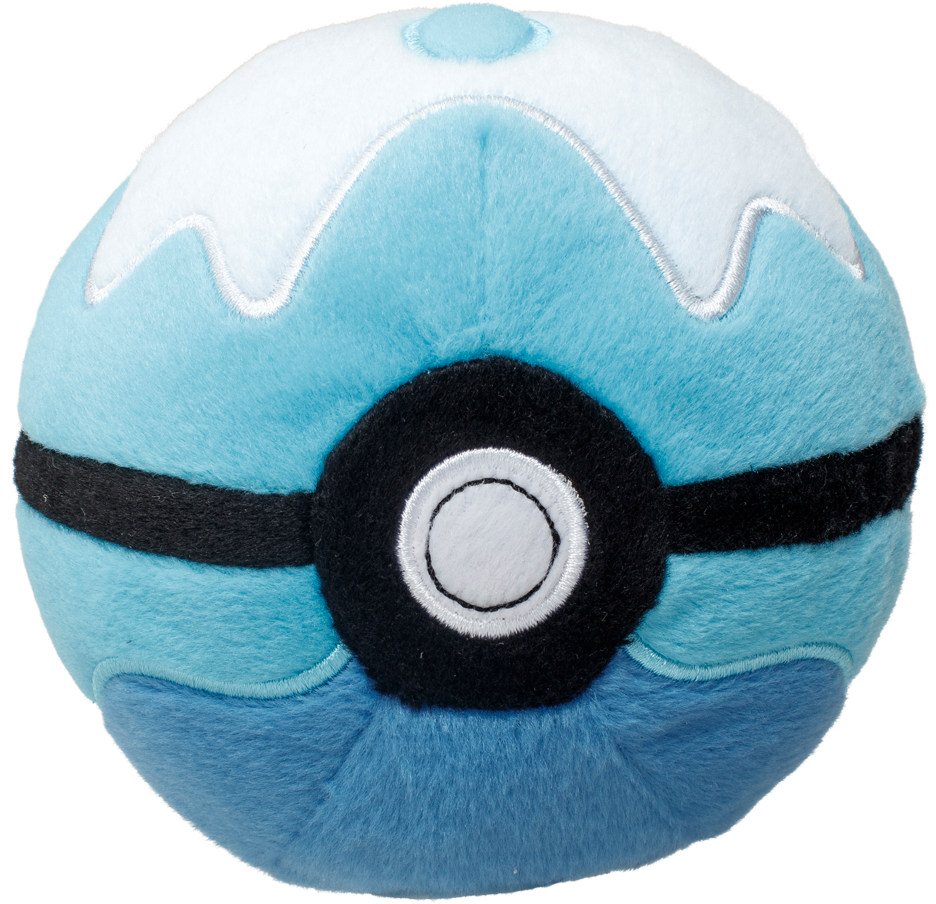 Pokemon Poke Ball Plush, , Large - Pokémon Pokéball Plysjfigur, Dive-ball Barn Pokemon (1004x903), Png Download