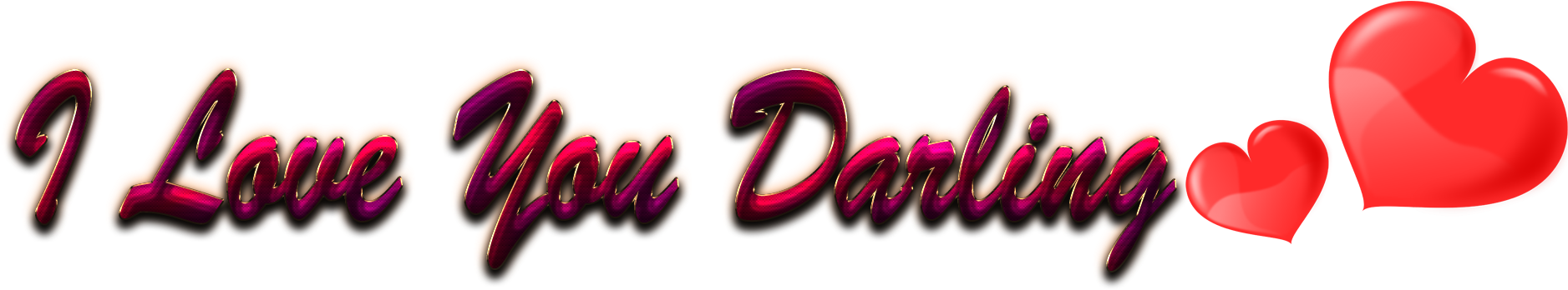 I Love You Darling Red Heart Png - Sweet Heart Png (1920x1200), Png Download