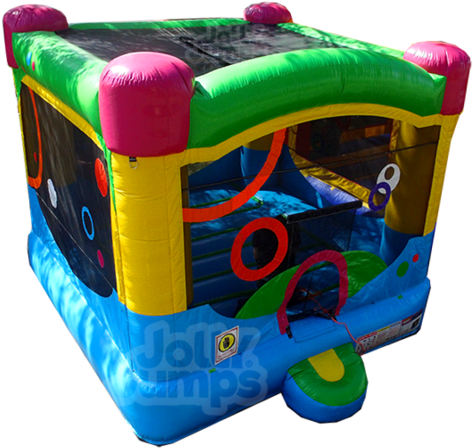 Color Fun Jump - Inflatable (491x480), Png Download