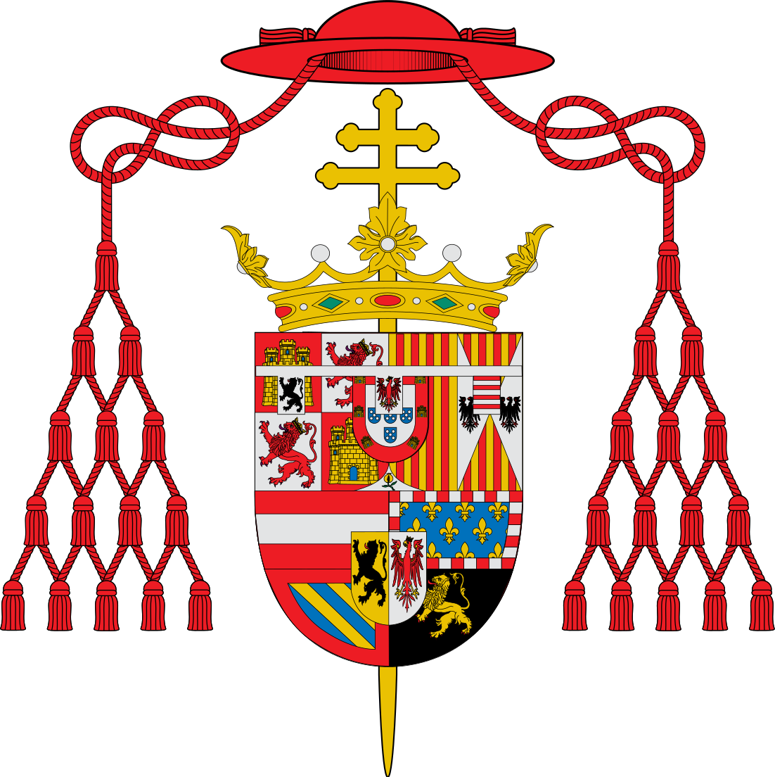 Coat Of Arms Of The Infante Ferdinand Of Spain, Cardinal - Seoul Coat Of Arms (1102x1104), Png Download