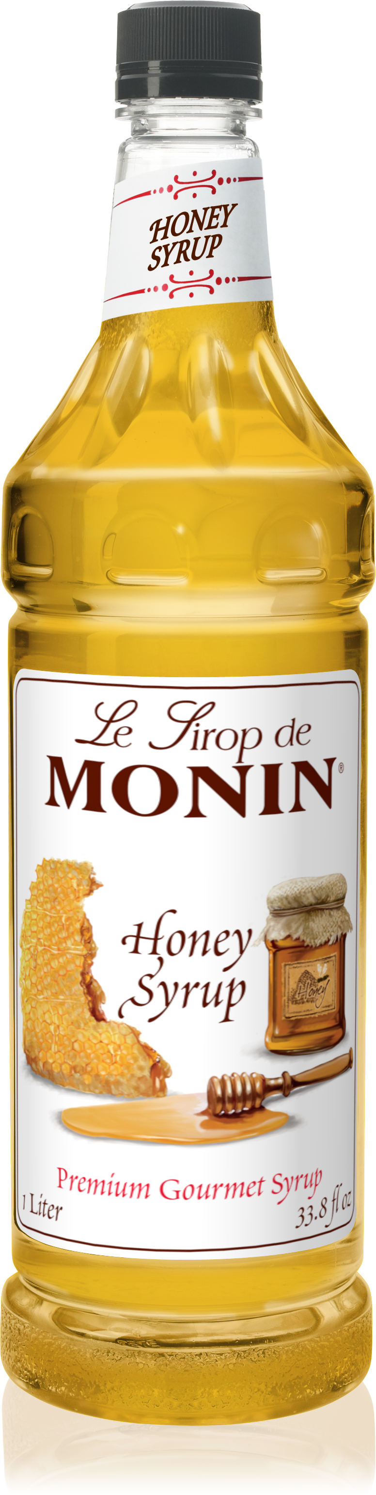 1l Honey Syrup - Monin Berry Sangria Syrup (776x3082), Png Download