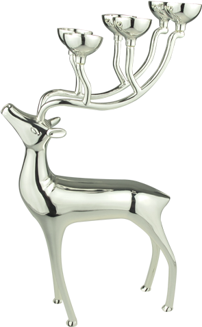 Reindeer Candle Holder (500x500), Png Download