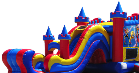 Inflatable Castle (482x260), Png Download