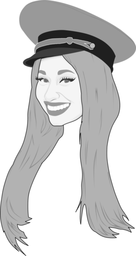 Caricate Of Nicki Minaj By Thecartoonist - Nicki Minaj Cartoon Drawing (266x500), Png Download