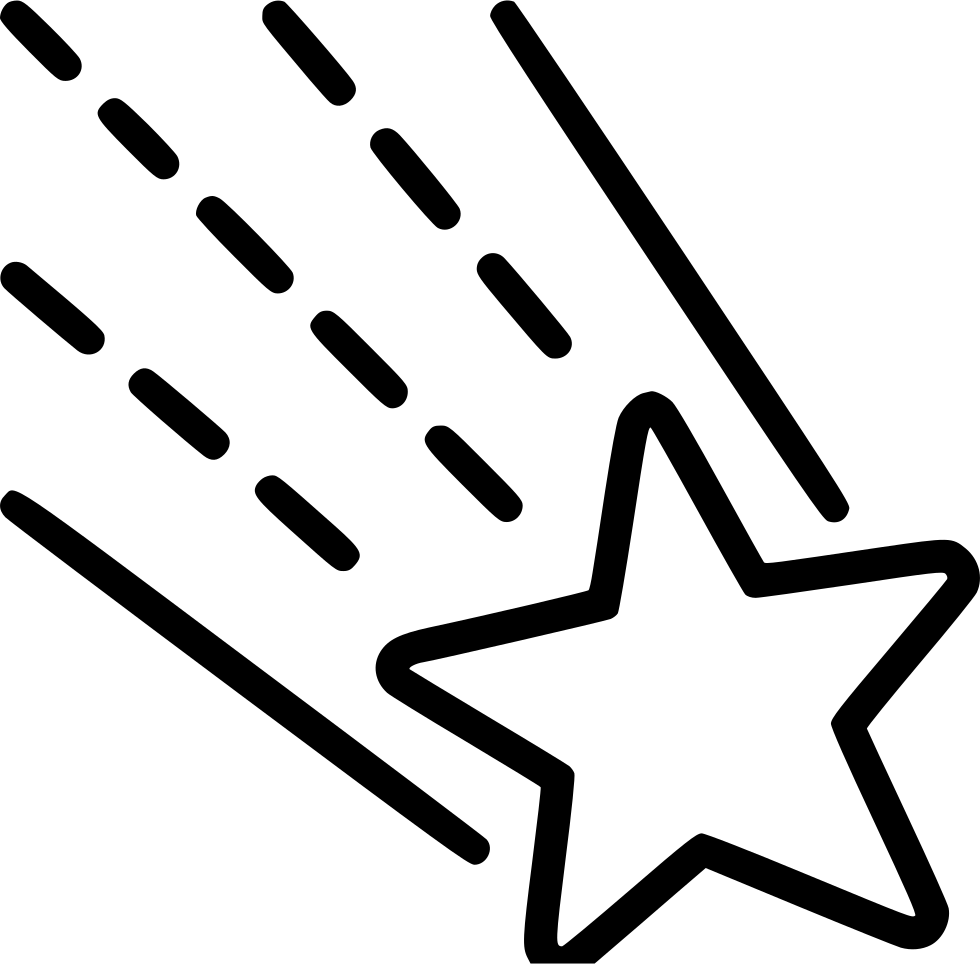 Asteroid Comments - Black And White Comet Clipart (980x964), Png Download