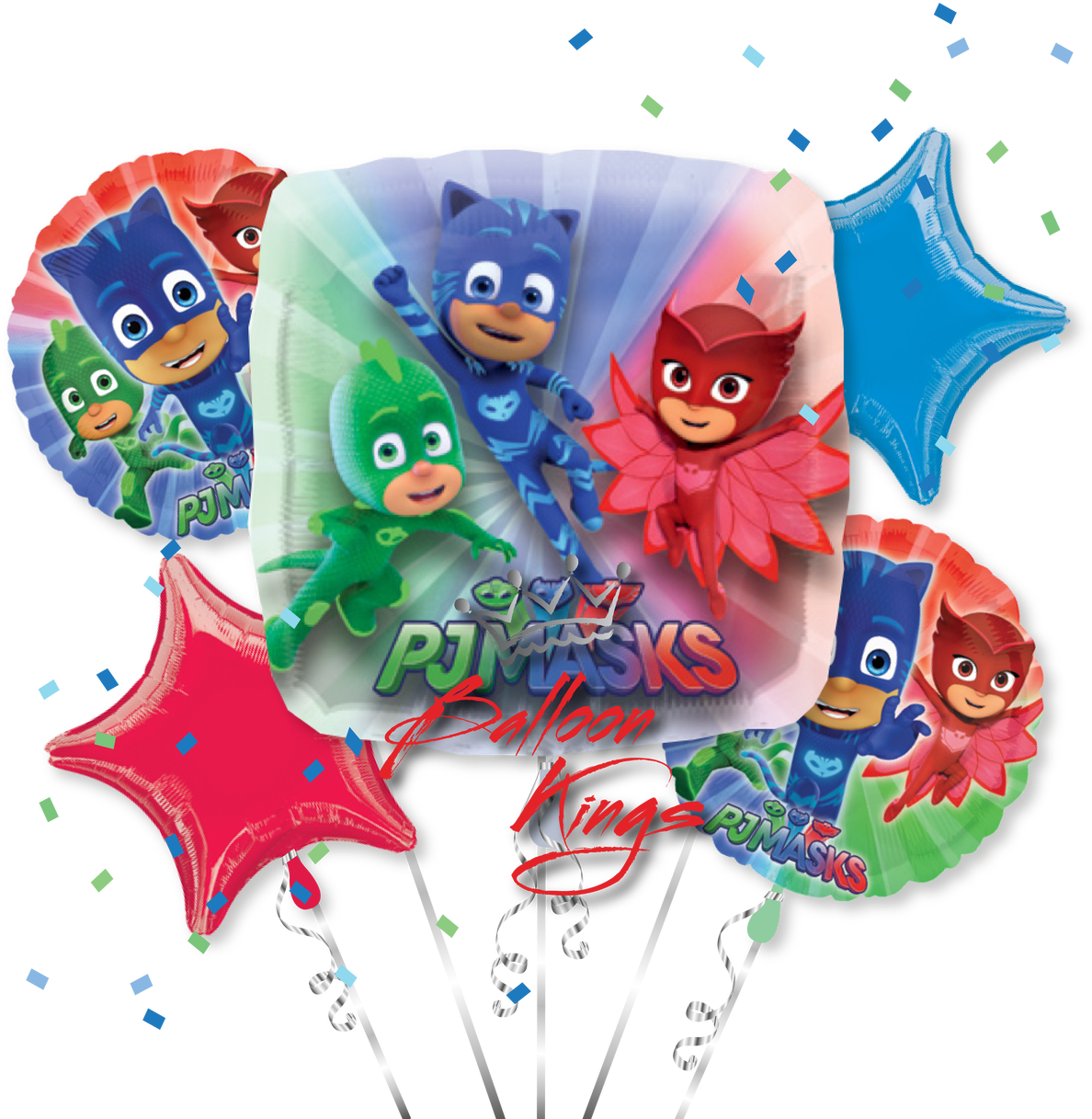 Pj Masks Bouquet - Pj Masks Standard Foil Balloon (1280x1280), Png Download