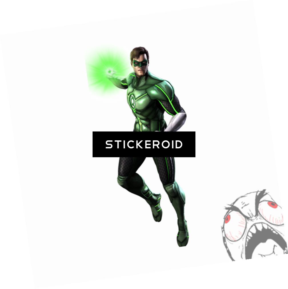 The Green Lantern - Advanced Graphics Green Lantern - Injustice Dc Comics (1008x1009), Png Download