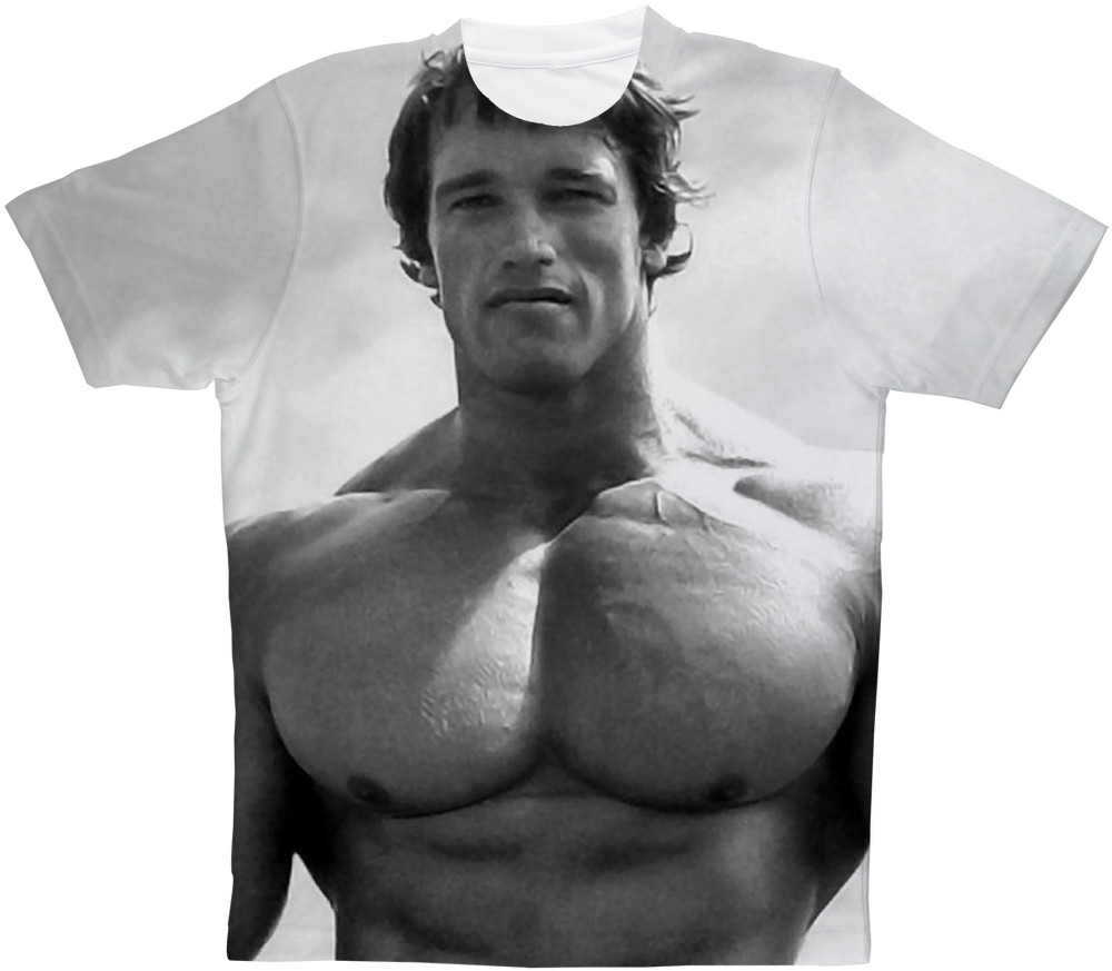 Arnold Schwarzenegger ﻿sublimation Performance Adult - Arnold Schwarzenegger & Girls (1024x1024), Png Download