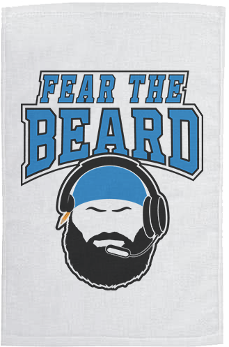 Fear The Beard Detroit Lions (500x500), Png Download