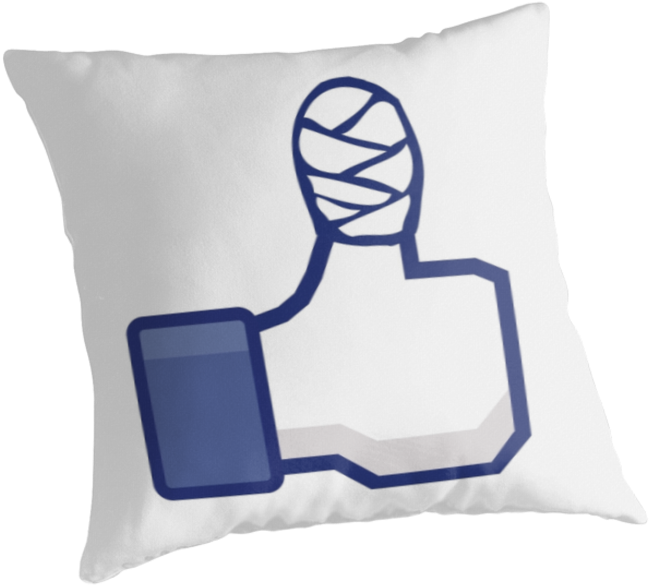 Thumbs Up Facebook Like It Facebook Thumbs Up Transparent - Broken Thumbs Up (875x875), Png Download