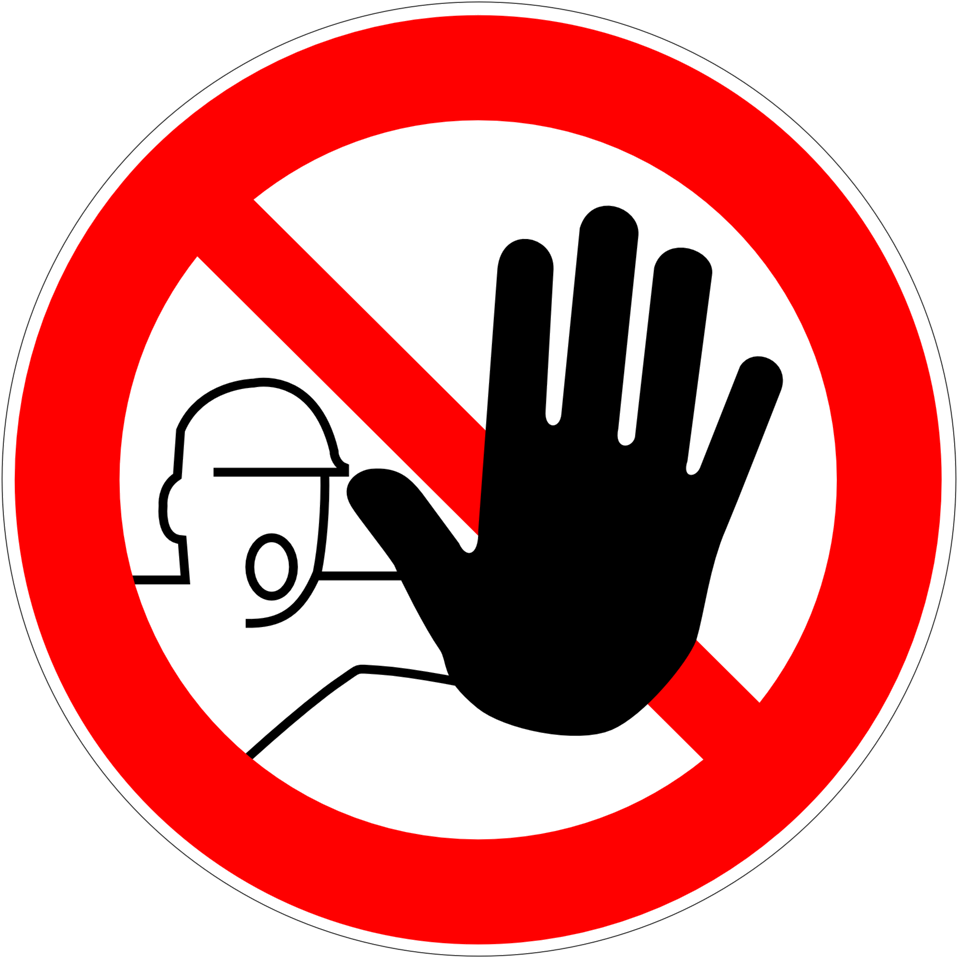 “my Beef Is That Fox And The Talking Heads Claim To - Safety Sign Do Not Enter (958x958), Png Download