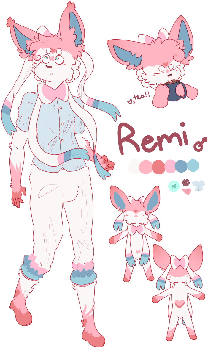 Kiitenclaws I Made A Sylveon Character Based Off Of - Cartoon (750x1200), Png Download