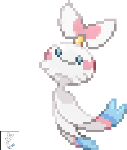 Chimecho And Sylveon Fusion Request From My Gf <3 - Illustration (500x500), Png Download