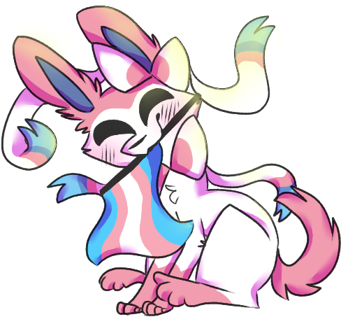Calling Sylveon Basic Is Trans Erasure - Trans Sylveon (700x500), Png Download