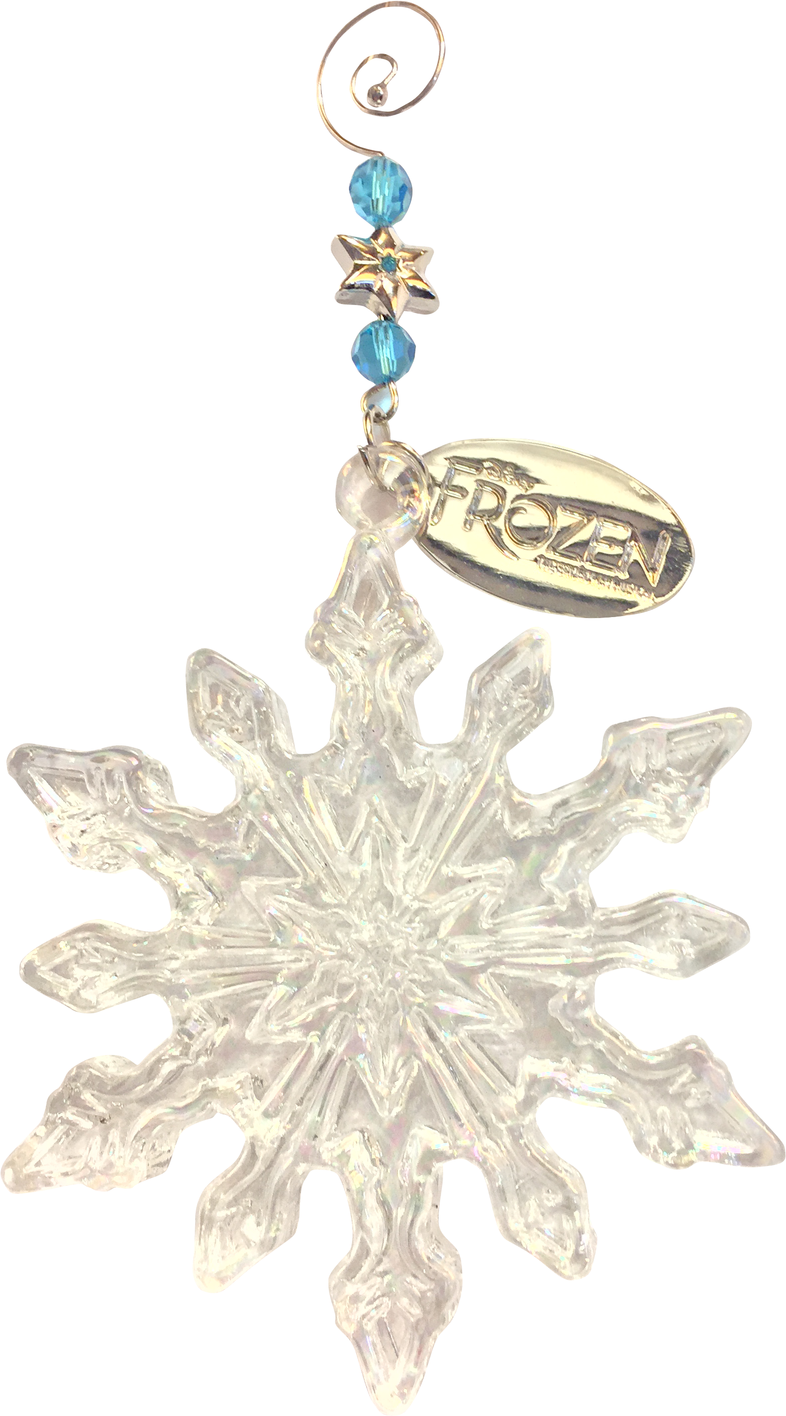Frozen Glass Snowflake Ornament - Glass (2127x2981), Png Download
