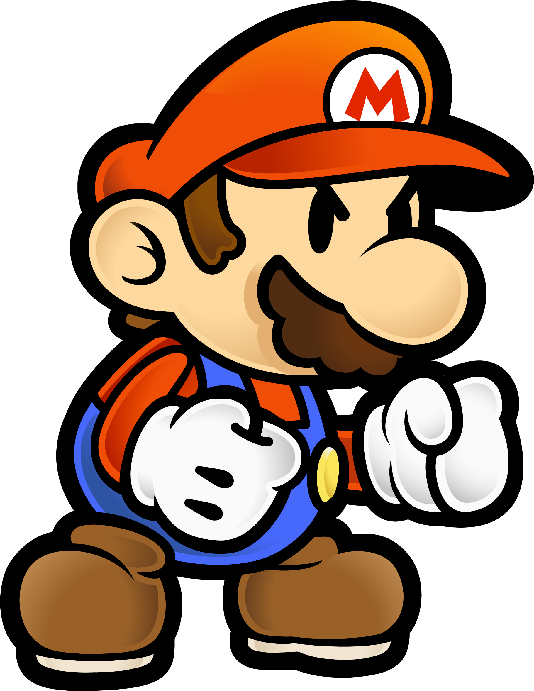 In The Late Mario Went From Two Dimensions To Three - Paper Mario Mad (1821x2356), Png Download