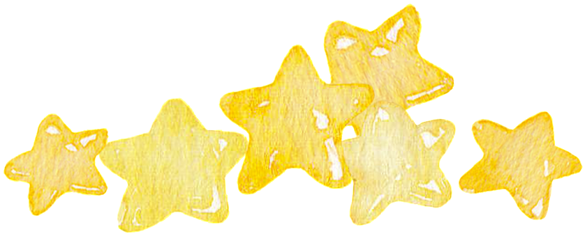 Hand Painted Cute Star Png Transparent - 星星 插畫 (1024x580), Png Download