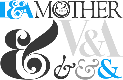 Ampersands - Mother And Child (500x325), Png Download