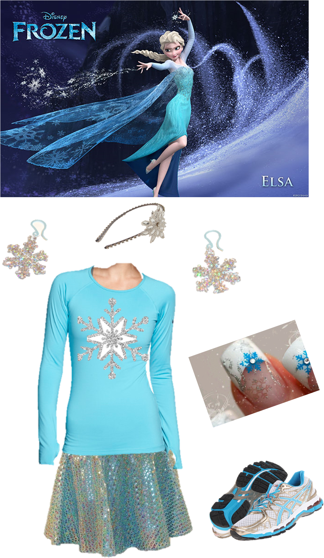 Elsa From Frozen - Frozen Elsa Ice Castle Princess Edible Image Photo (1178x1855), Png Download
