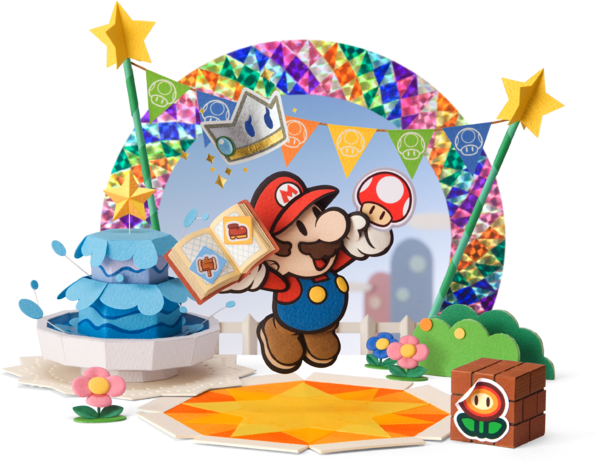 Looks Like Even Japanese Gamers Hate Paper Mario Sticker - Paper Mario Sticker Star (nintendo3ds) (596x479), Png Download