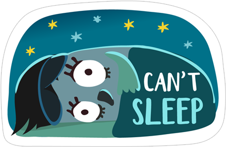 Can't Sleep - Sleep (490x317), Png Download